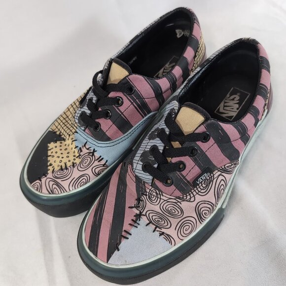 Vans Nightmare Before Christmas Platform Shoes US 7.5 W 6M Sally 721356 Multi - Picture 2 of 16